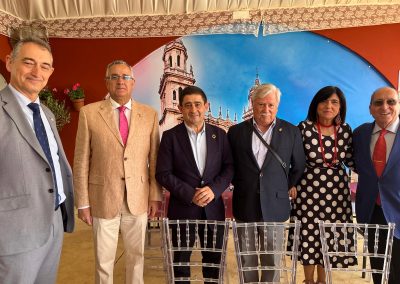 El presidente de la Diputación visita nuestra caseta en la Feria de Abril