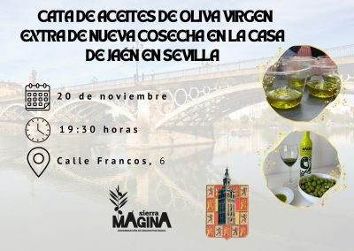 Cata de aceite de nueva cosecha (20/11/2025)